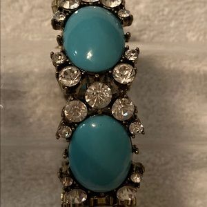 Rhinestone and Turquoise bracelet